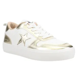 Aura Sneaker, Washed Gold