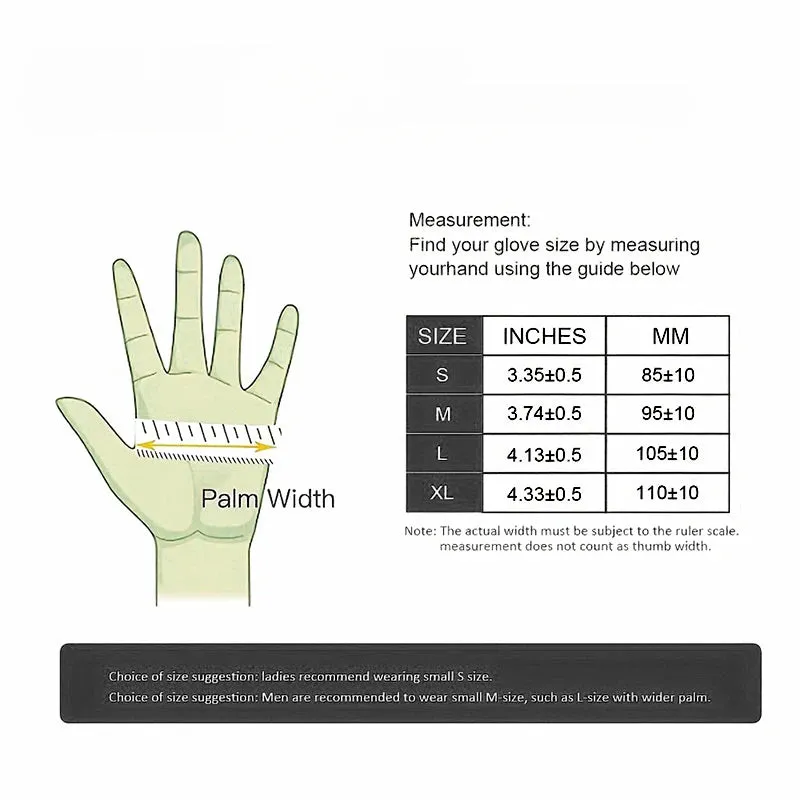 Black Nitrile Gloves Disposable Thickened Waterproof for Cleaning Hairdressing Dishwashing Tattoo - 100/50/20PCS Sizes S/M/L/XL
