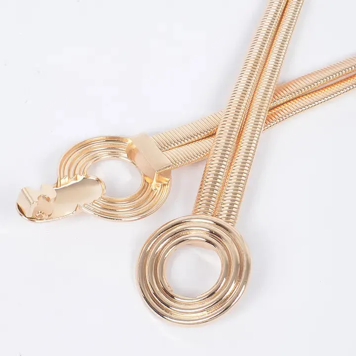 Double Metal Stretch Belt