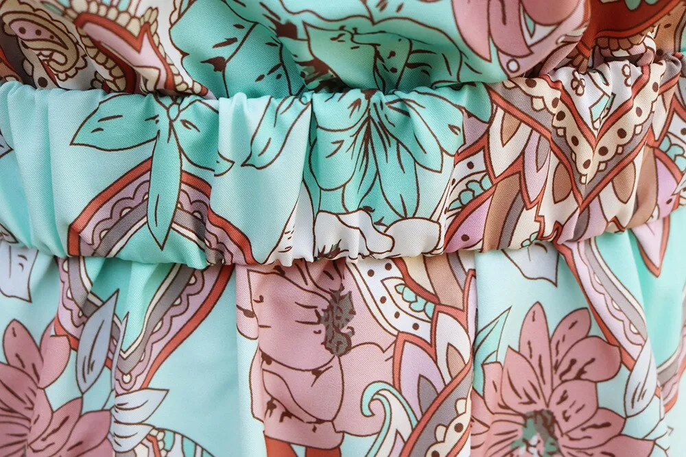 Florence Printed Dress with Belt