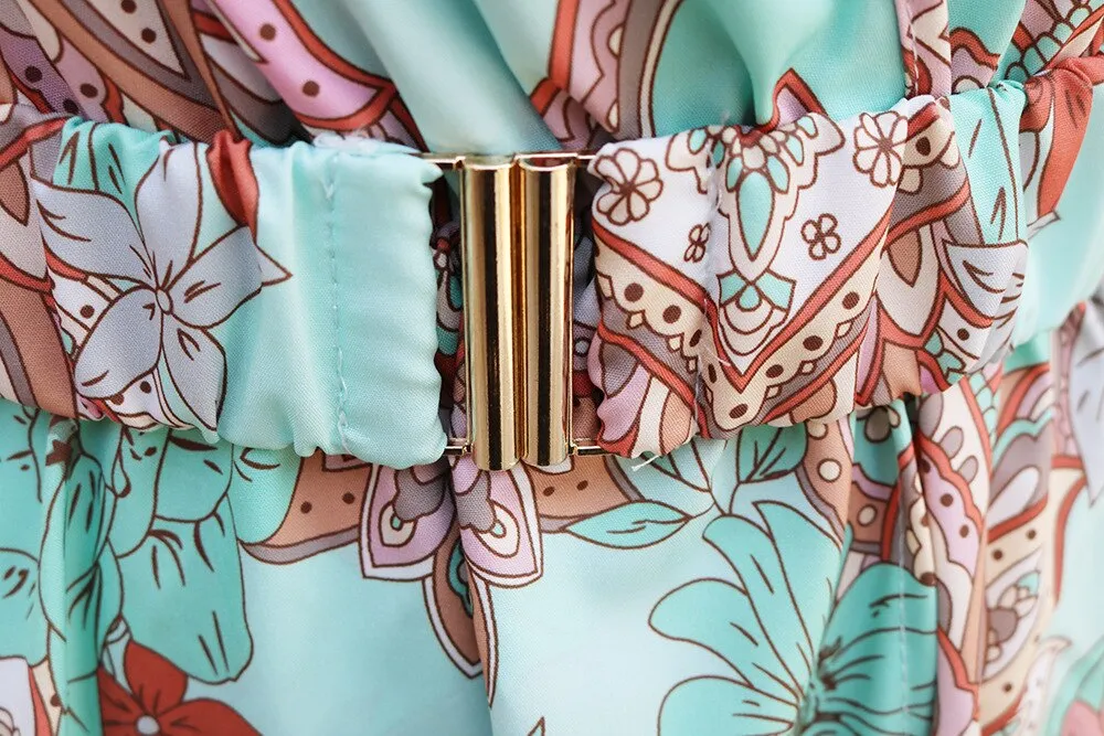 Florence Printed Dress with Belt