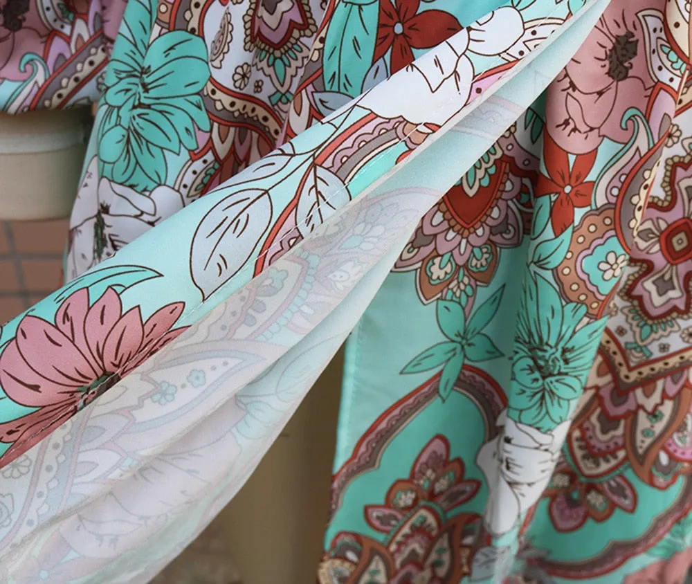 Florence Printed Dress with Belt