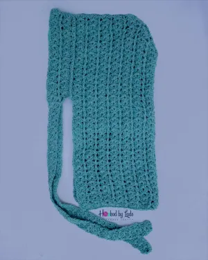 'Gèlè' Crochet Durag in Bright Turquoise