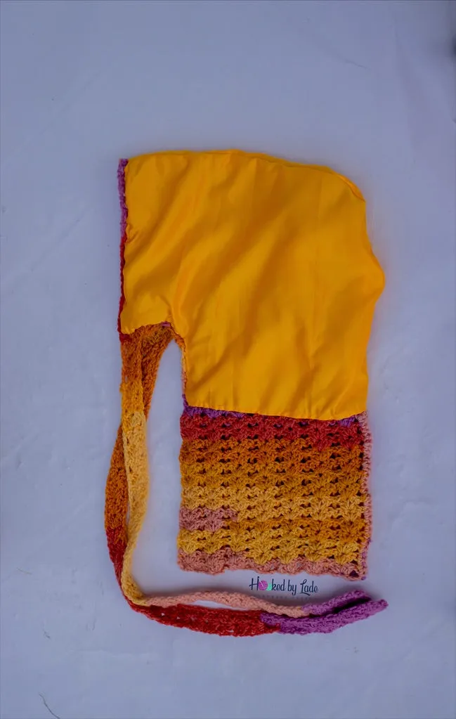 'Gèlè' Crochet Durag in bright yellow shades
