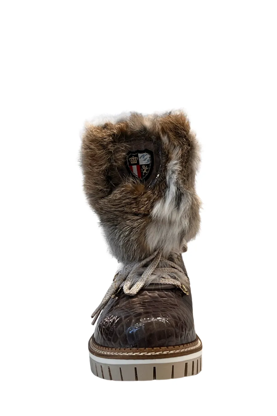 Karin Croco Boot Taupe